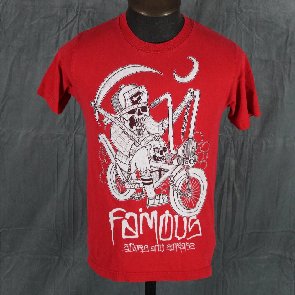 Skateboard Shirt - Famous Lowrider Skeleton Graphic - Men's Small